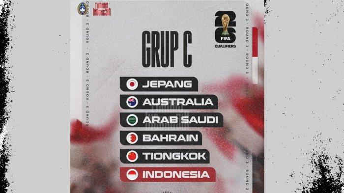 Klasmen Grup C Kualifikasi Piala Dunia 2026, Squad Garuda Kumpulkan 3 Poin