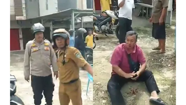 Perwira Polisi di Prabumulih Diduga Aniaya Pria Tua, Videonya Viral