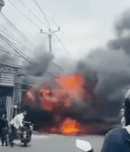 Kebakaran Toko Kelontong di Tarumajaya, Satu Orang Luka dan Warga Sempat Panik